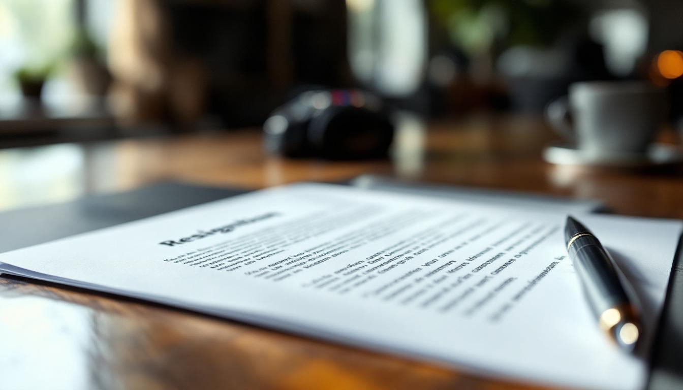 Comment rédiger une lettre de demission association efficace